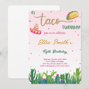 Invitación de Taco