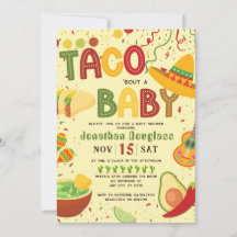 Invitación de Taco About Baby en español