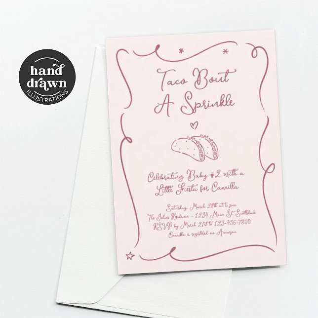 Invitación de Taco Bout a Baby Sprinkle (Subido por el creador)