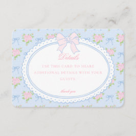 Invitación de Tarjeta con Detalles Florales Elegan