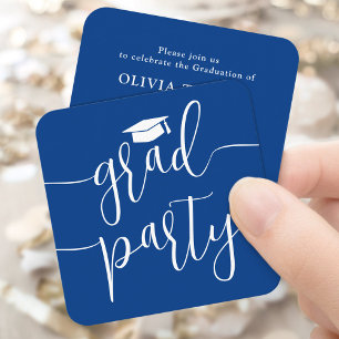 Invitación de Tarjeta de Fiesta de Graduación en M