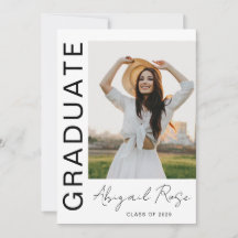 Invitación de tarjeta de fotografía vertical moder