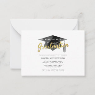 Invitación de Tarjeta de Graduación Simple 2026