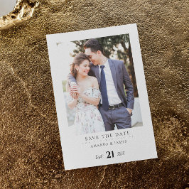 Invitación de tarjeta de guardar boda I Boda elega