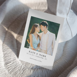 Invitación de tarjeta de guardar boda I Boda elega