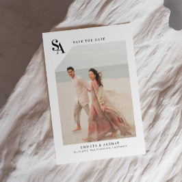 Invitación de tarjeta de guardar boda I Boda elega