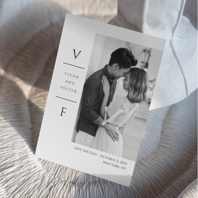 Invitación de tarjeta de guardar boda I Boda elega (Subido por el creador)