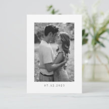 Invitación de tarjeta de guardar la boda I Boda el