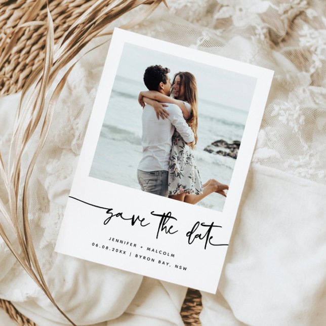 Invitación de Tarjeta de Guardar la Fecha Minimali (Subido por el creador)