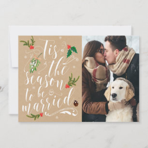 invitación de tarjeta de Navidad para guardar la f