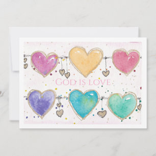 Invitación de Tarjeta de San Valentín con Corazone