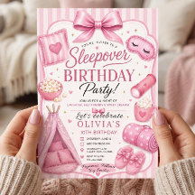 Invitación de Tarjeta Impresa para Fiesta de Cumpl