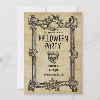 Invitación de Tarjeta para Fiesta de Halloween Ant