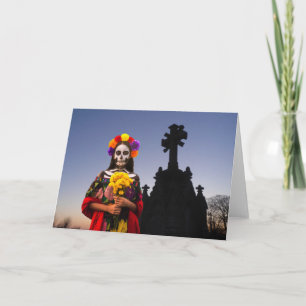 Invitación de Tarjeta para la Fiesta de La Catrina