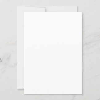 Invitación de tarjeta plana de 5" x 7"