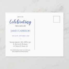 Invitación de tarjeta postal de celebración de vid