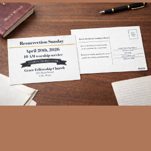 Invitación de Tarjeta Postal de la Iglesia del Dom