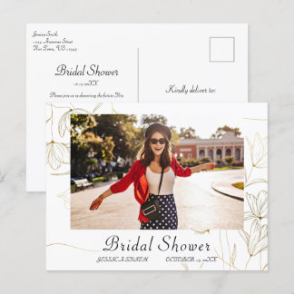 Invitación de Tarjeta Postal Fotográfica para Desp