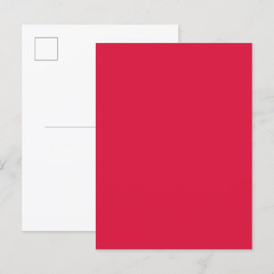 Invitación de Tarjeta Postal Personalizada Rojo Ca