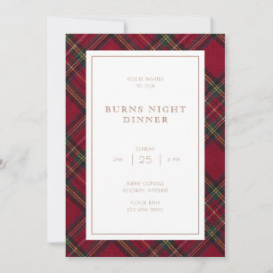 Invitación de Tartán Stewart