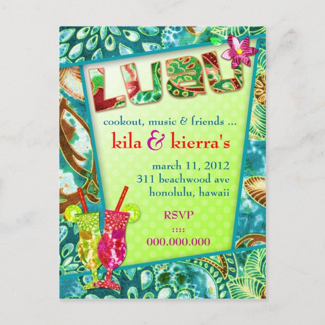INVITACIÓN DE TBA WINNER 311 KILA LUAU (Anverso)