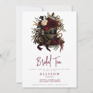 Invitación de té de boda