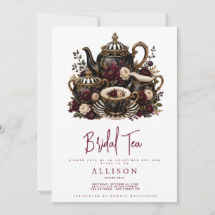 Invitación de té de boda