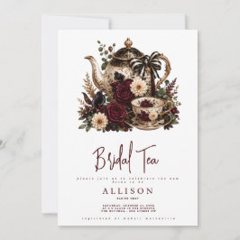 Invitación de té de boda
