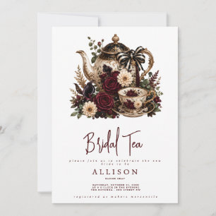 Invitación de té de boda