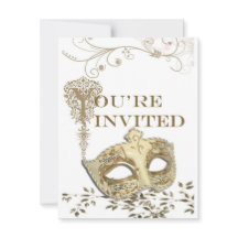 Invitación de teatro elegante