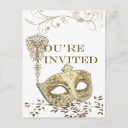 Invitación de teatro elegante