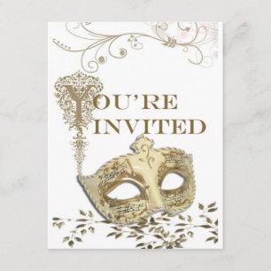 Invitación de teatro elegante
