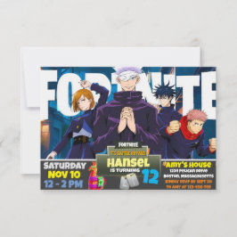 Invitación de tema de juego