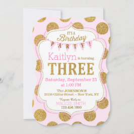 Invitación de tercer cumpleaños a Sparkle, Purpuri