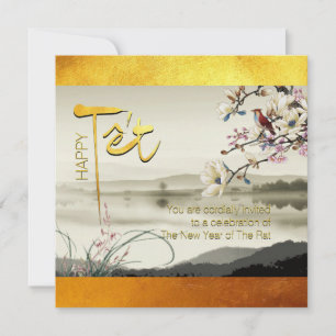 Invitación de Tet Hoa Anh Dao para Año Nuevo Vietn