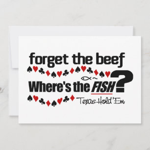 invitación de Texas Hold'Em