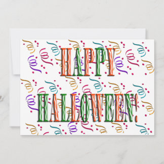 Invitación de texto al Festival Confetti & Hallowe