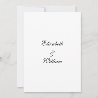 invitación de texto caligráfica minimalista