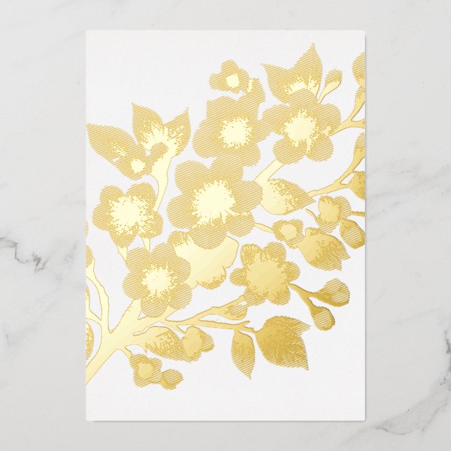 invitación de texto caligráfica minimalista (Anverso)