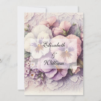 invitación de texto caligráfica minimalista