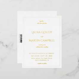 Invitación de texto clásica Elegancia