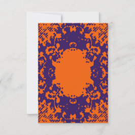 Invitación de textura gruesa con semitono de estil