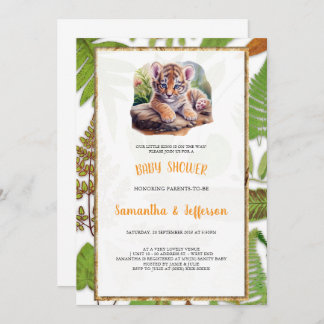 INVITACIÓN DE TIGER BABYSHOWER