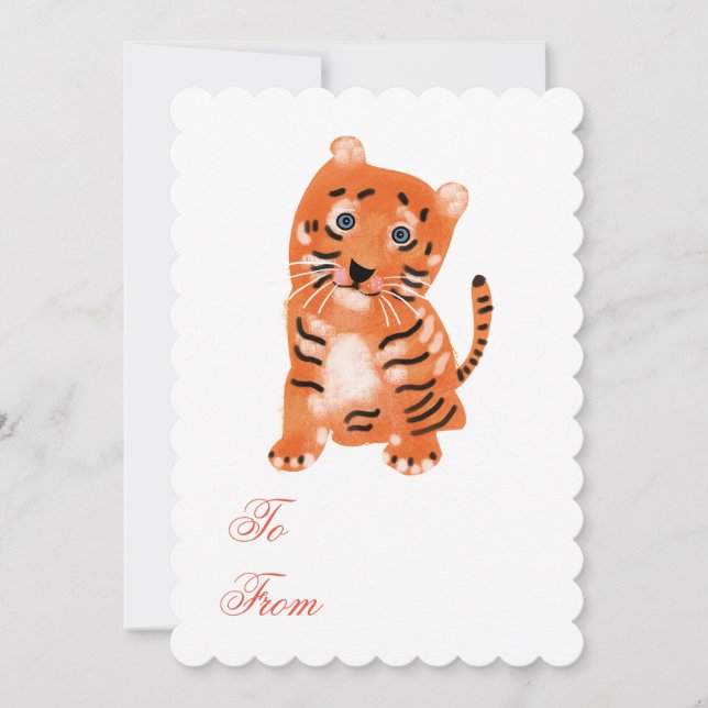 Invitación de tigre lindo. (Anverso)