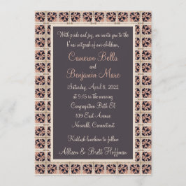 Invitación de Tiles Españoles B'nai Mitzvah