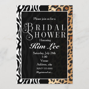 Invitación de Tipografía para Despedida de Soltera