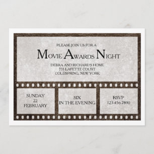 Invitación de tira de película