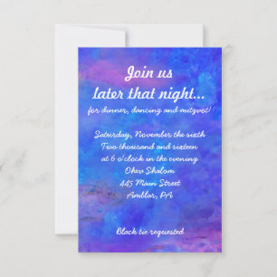 Invitación de Torah y Tulips Bat Mitzvah