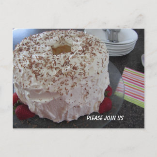 Invitación de Torta Angelical