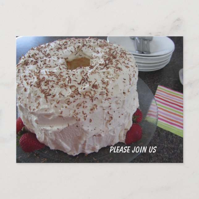 Invitación de Torta Angelical (Anverso)